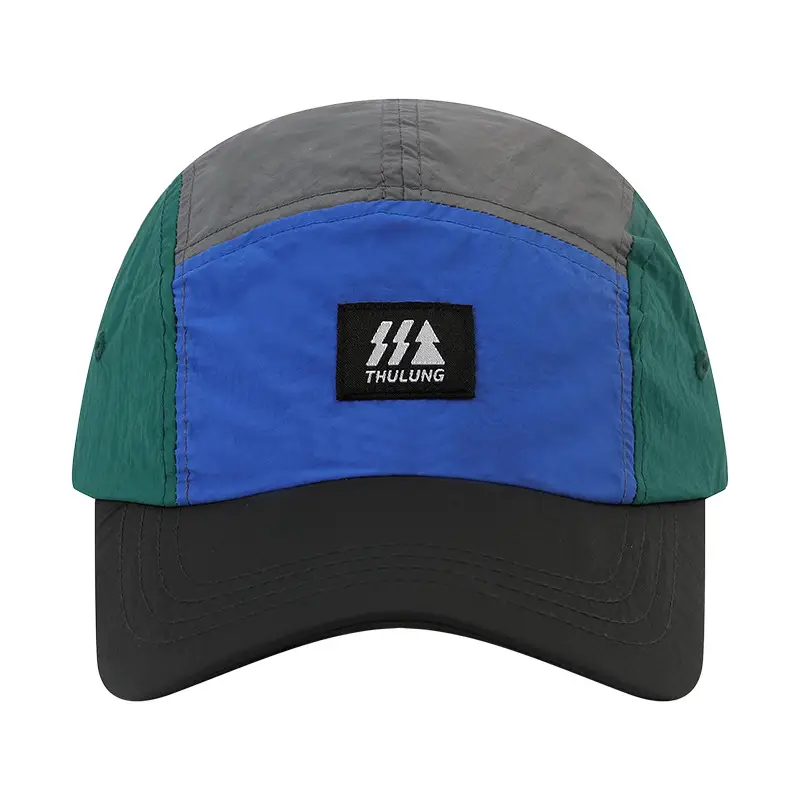 Men Thin Breathable Baseball Cap Blue Green Black - Image 7