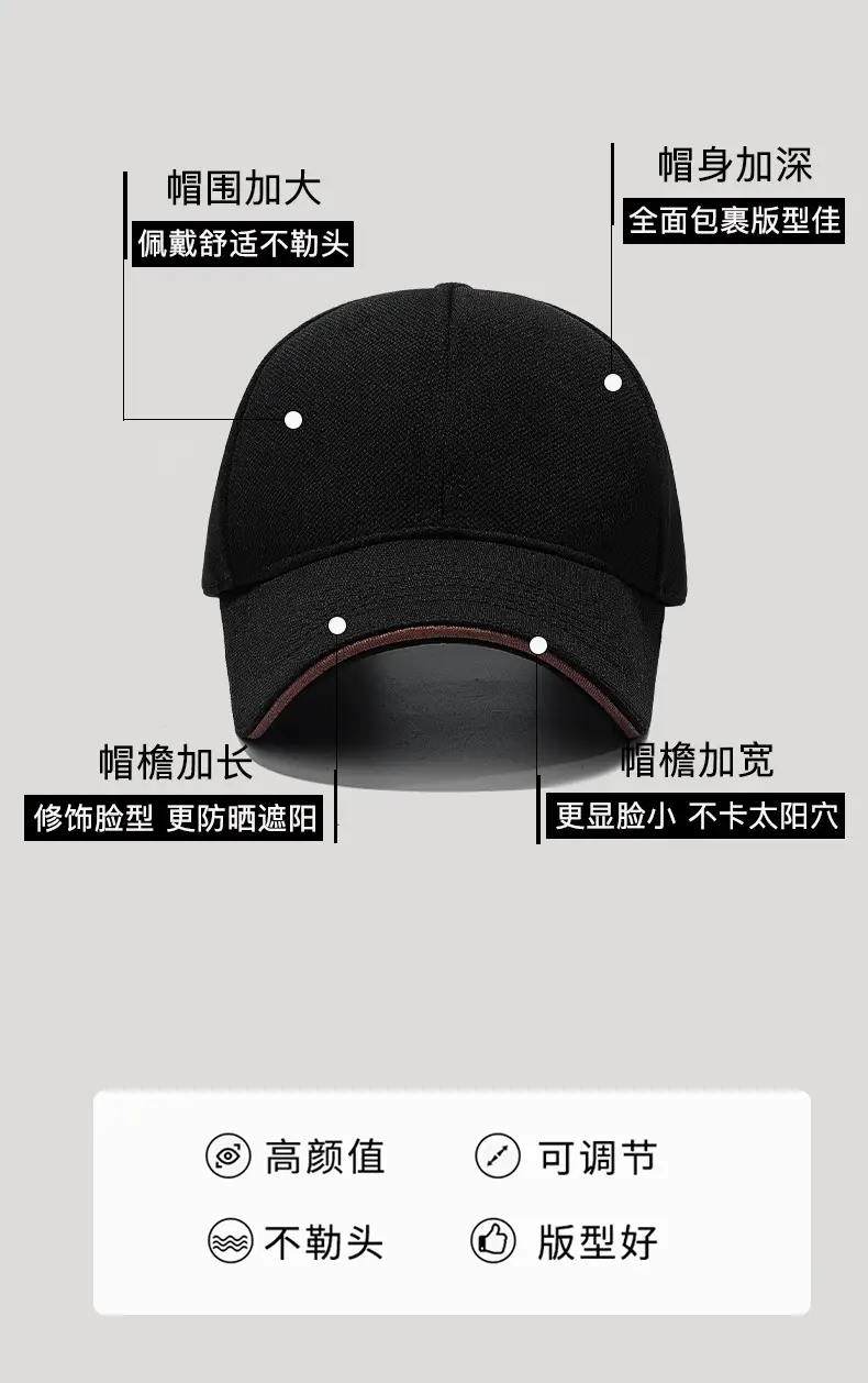 Seiko Baseball Cap Black Multi Color — feature 3