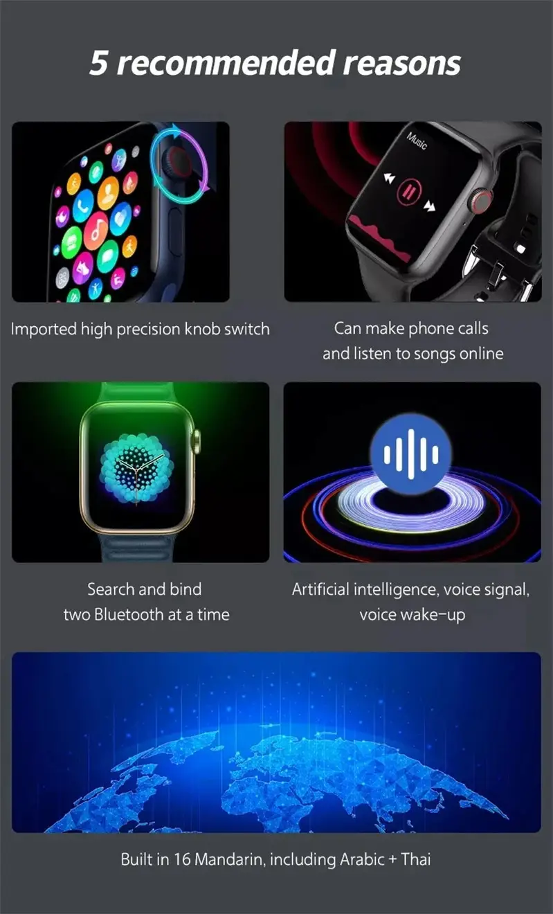 T900 Pro Max Smart Watch 1:1 Bluetooth HD Screen — feature 2
