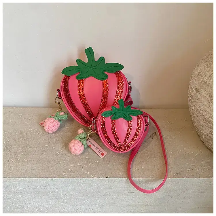 Strawberry Personalized Shoulder Bag for Women — feature 2