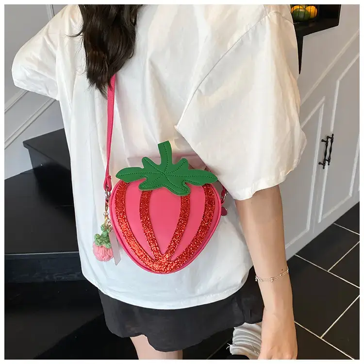 Strawberry Personalized Shoulder Bag for Women — feature 20