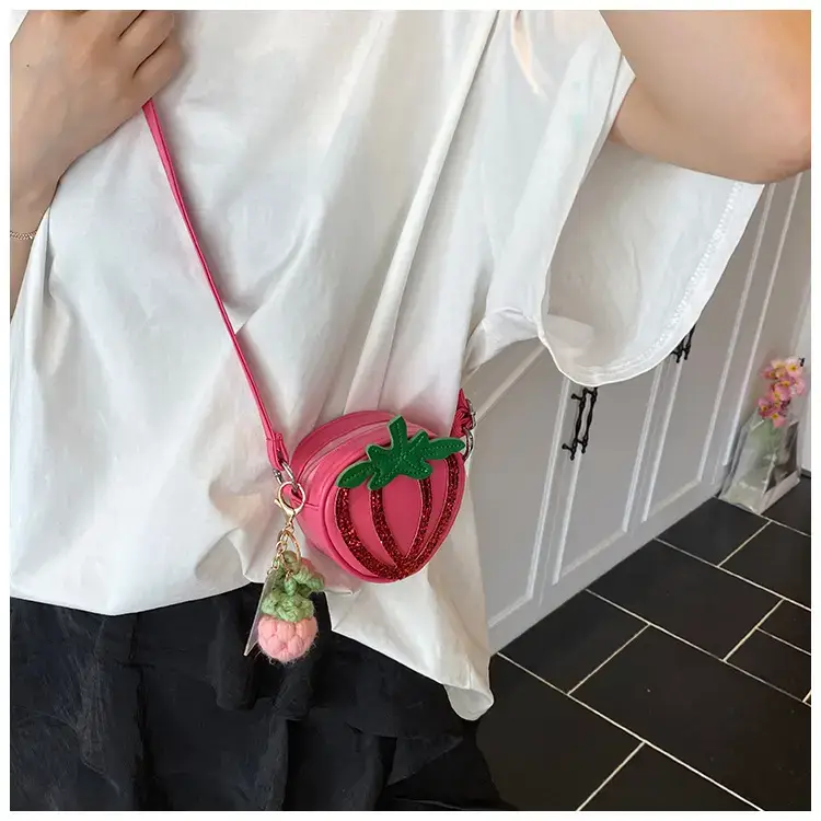 Strawberry Personalized Shoulder Bag for Women — feature 21