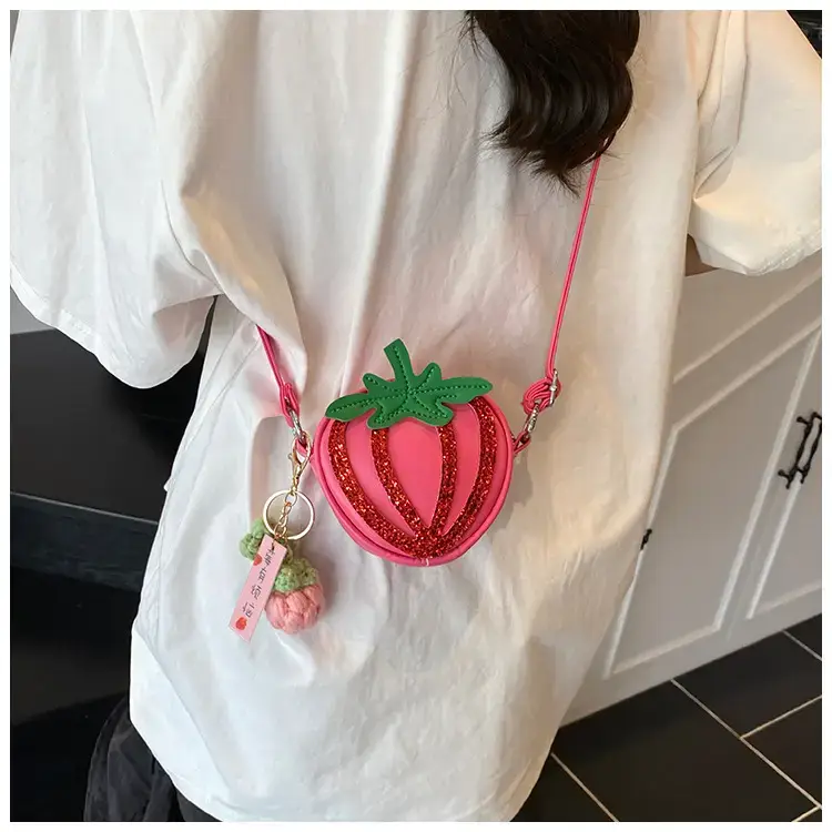 Strawberry Personalized Shoulder Bag for Women — feature 22