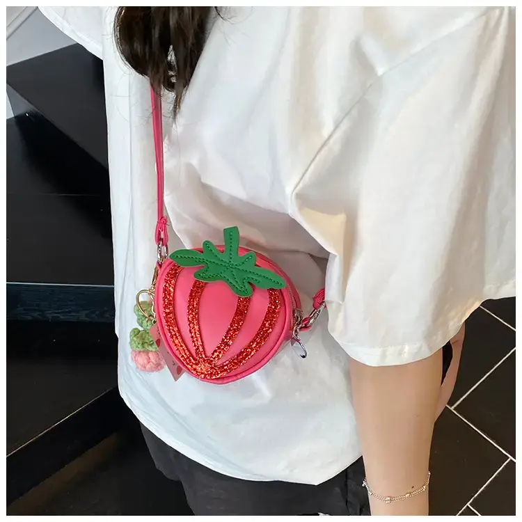 Strawberry Personalized Shoulder Bag for Women — feature 23