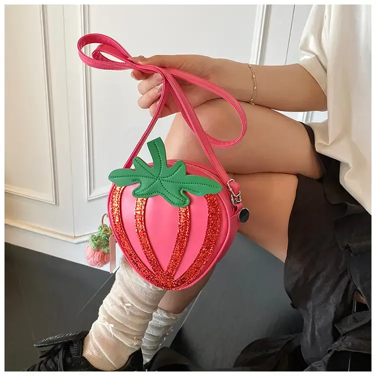 Strawberry Personalized Shoulder Bag for Women — feature 26