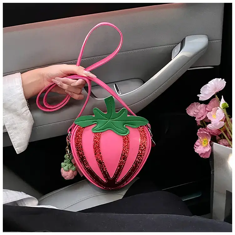 Strawberry Personalized Shoulder Bag for Women — feature 29