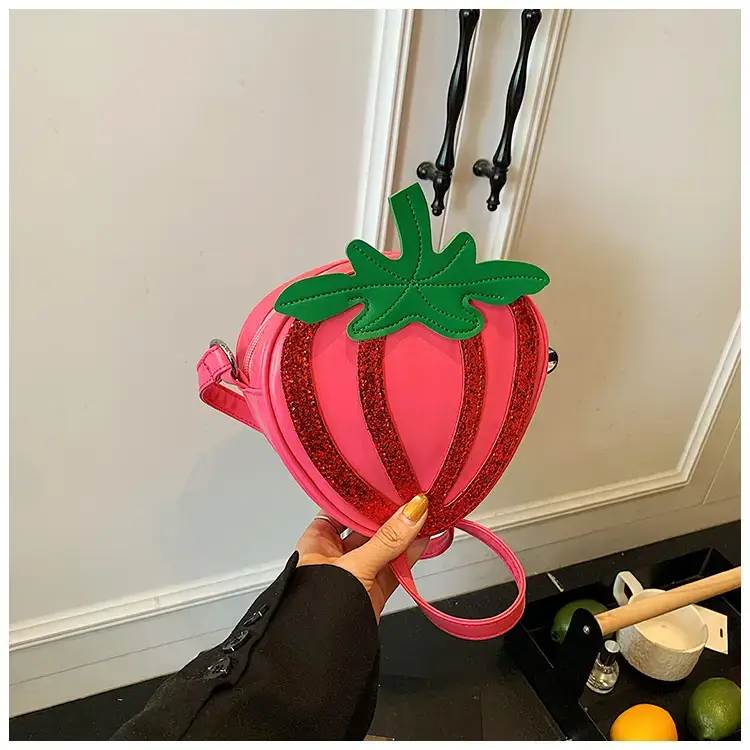 Strawberry Personalized Shoulder Bag for Women — feature 30