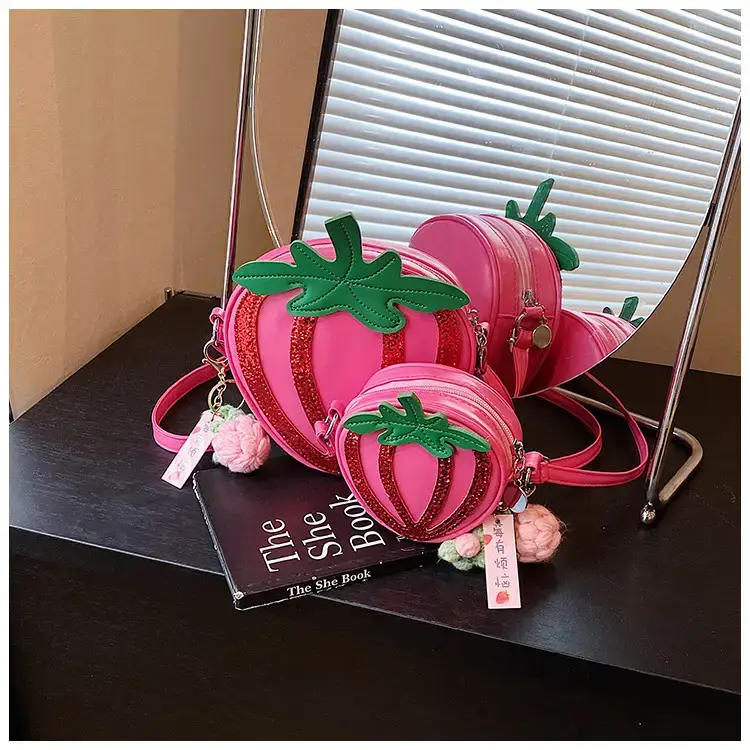 Strawberry Personalized Shoulder Bag for Women — feature 34
