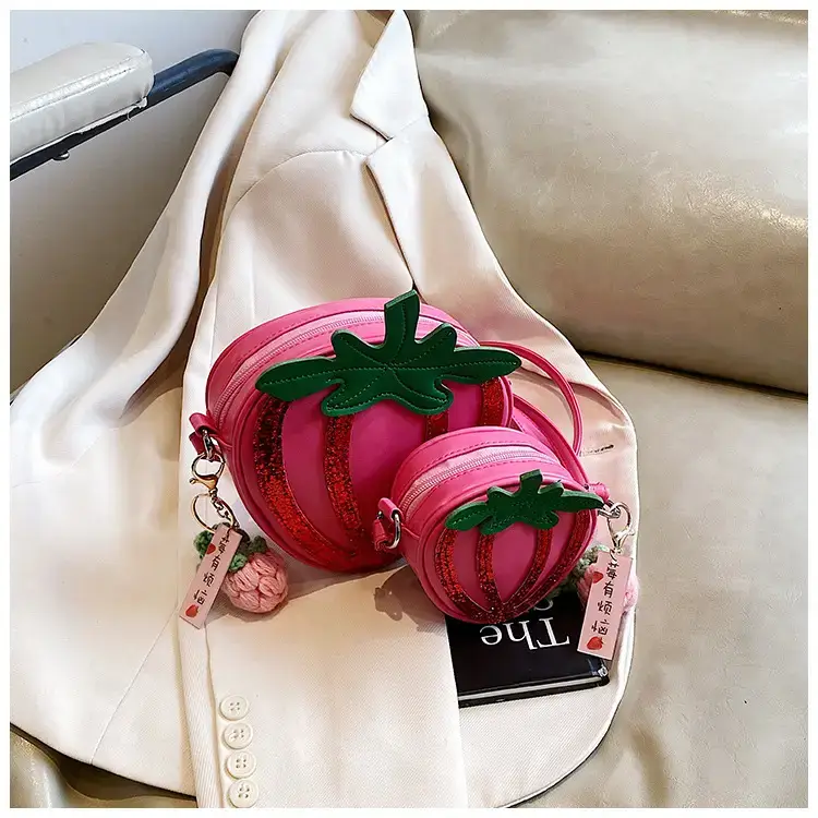 Strawberry Personalized Shoulder Bag for Women — feature 37