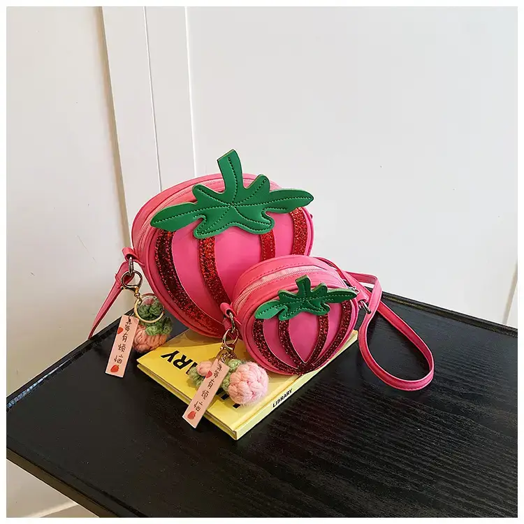 Strawberry Personalized Shoulder Bag for Women — feature 38
