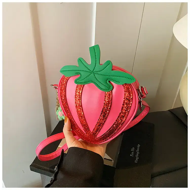 Strawberry Personalized Shoulder Bag for Women — feature 41