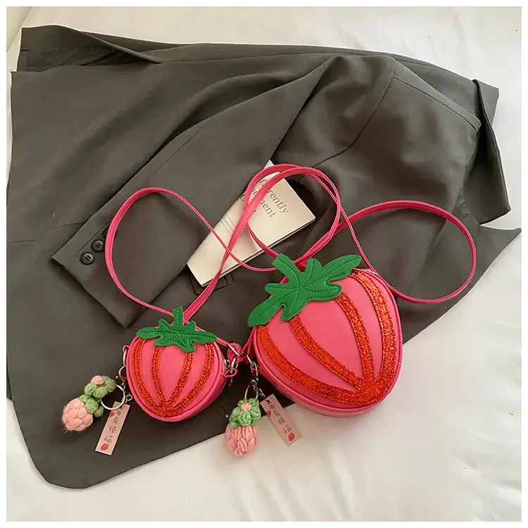 Strawberry Personalized Shoulder Bag for Women — feature 43