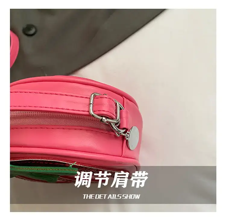 Strawberry Personalized Shoulder Bag for Women — feature 5
