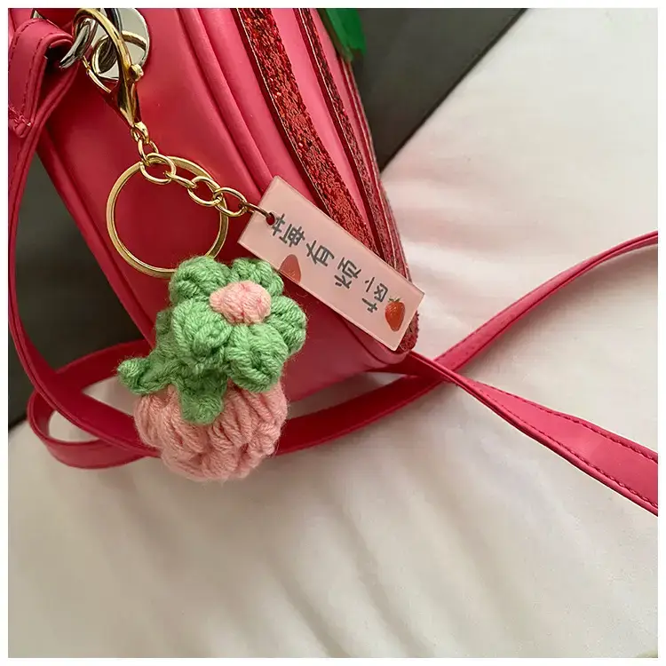 Strawberry Personalized Shoulder Bag for Women — feature 6