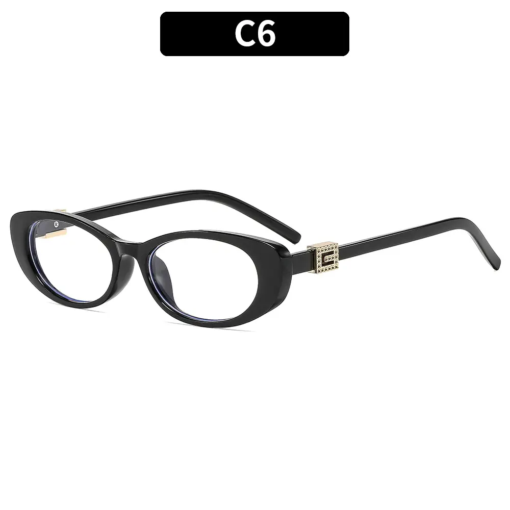 New Fashion Women Sunglasses Cat-Eye Brown Glass - Image 6