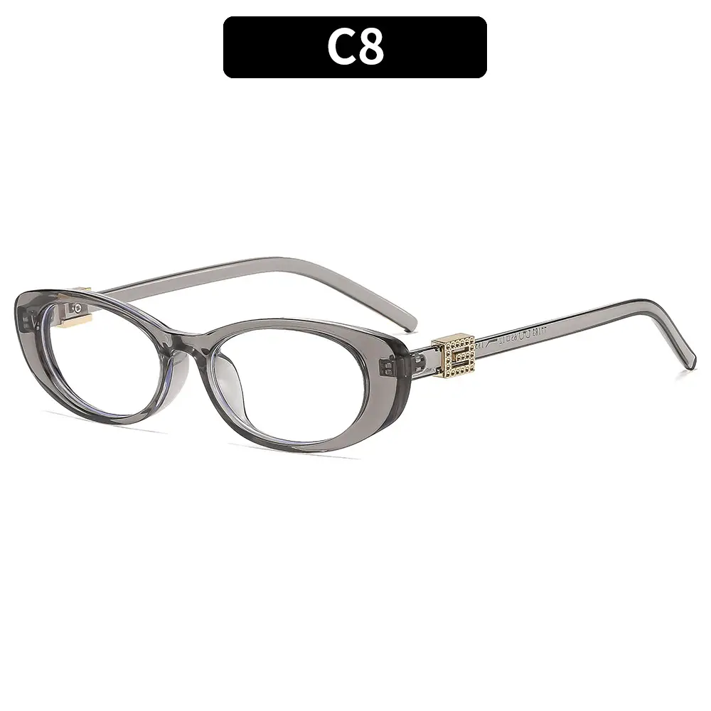 New Fashion Women Sunglasses Cat-Eye Brown Glass - Image 8