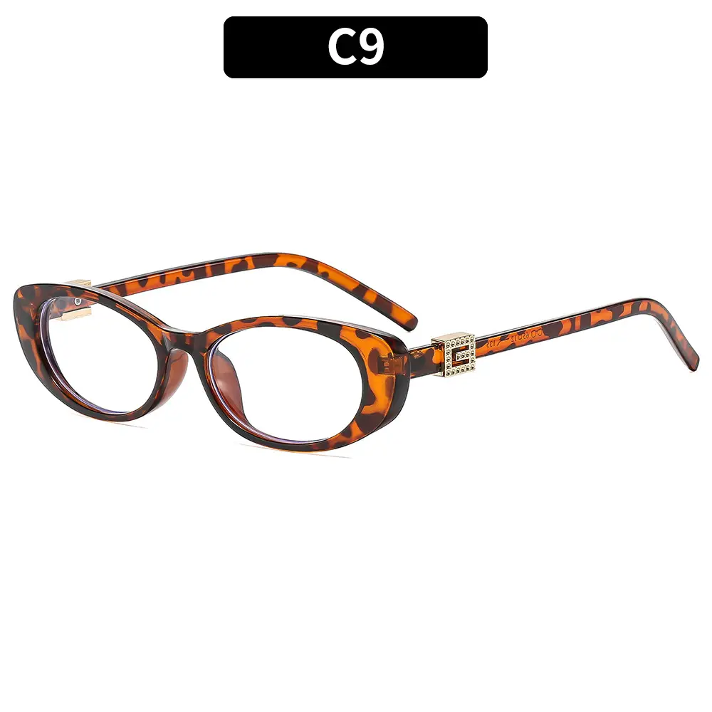New Fashion Women Sunglasses Cat-Eye Brown Glass - Image 9