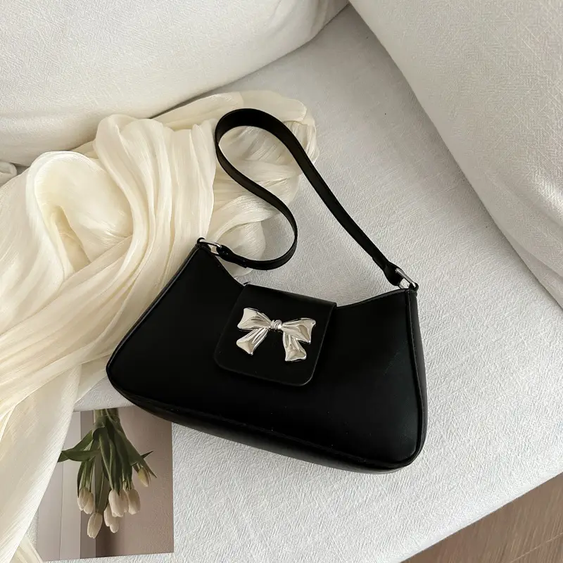 Trendy Korean Bow Shoulder Bag for Women - Image 10