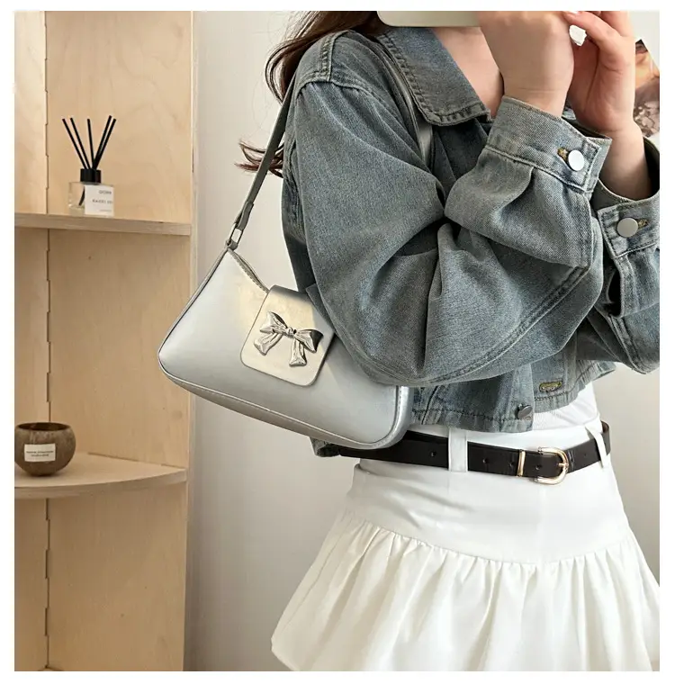 Trendy Korean Bow Shoulder Bag for Women — feature 15