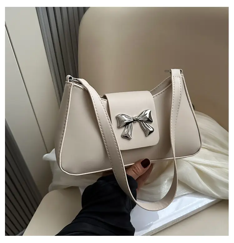 Trendy Korean Bow Shoulder Bag for Women — feature 22