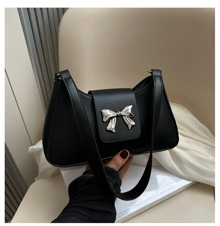 Trendy Korean Bow Shoulder Bag for Women — feature 24