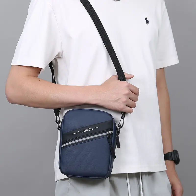 Men's Green Crossbody Phone Bag with 4 Colors