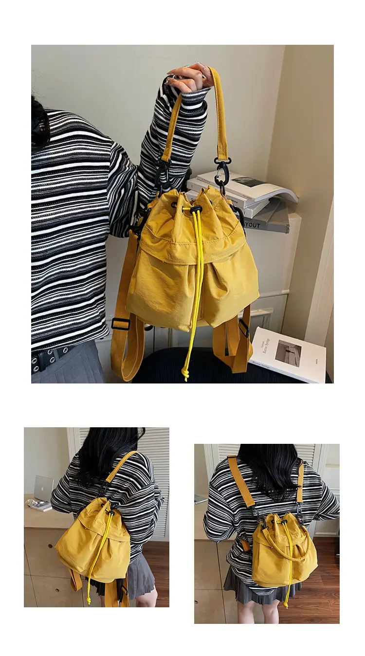 2025 New Summer Beige Bucket Bag Women's Korean Style — feature 13