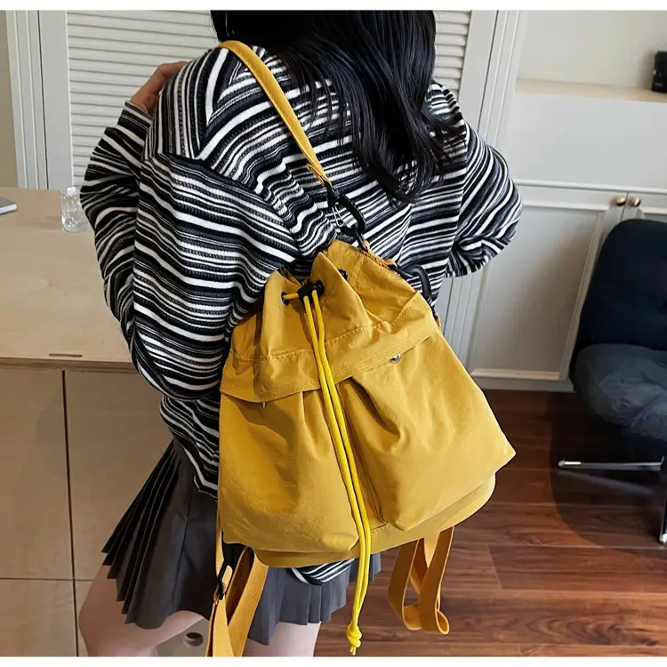 2025 New Summer Beige Bucket Bag Women's Korean Style — feature 20