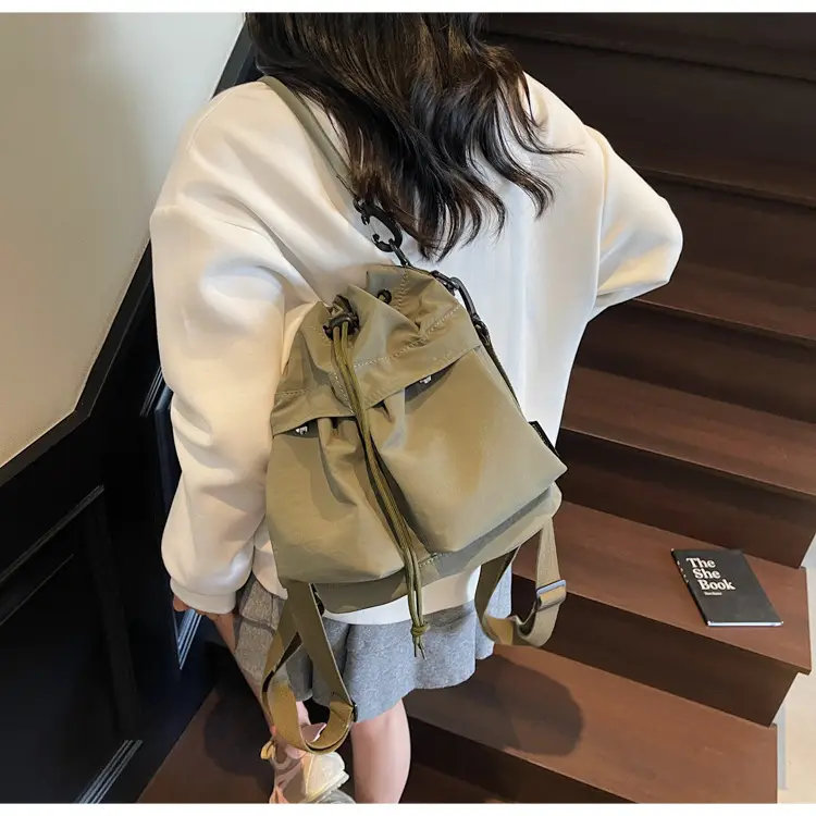 2025 New Summer Beige Bucket Bag Women's Korean Style — feature 24