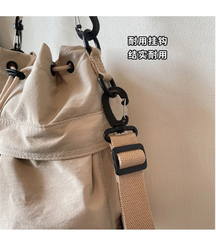 2025 New Summer Beige Bucket Bag Women's Korean Style — feature 6