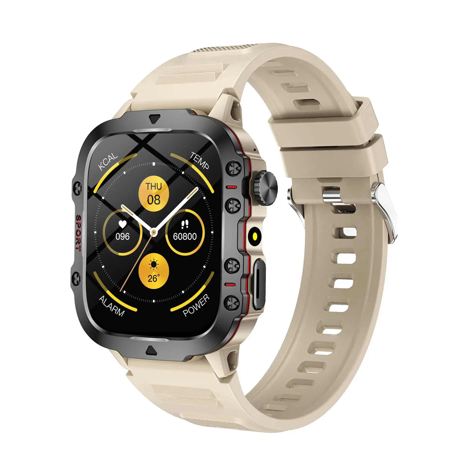 Pink Smart Watch with Wireless Call & Heart Rate Tracker - Image 10