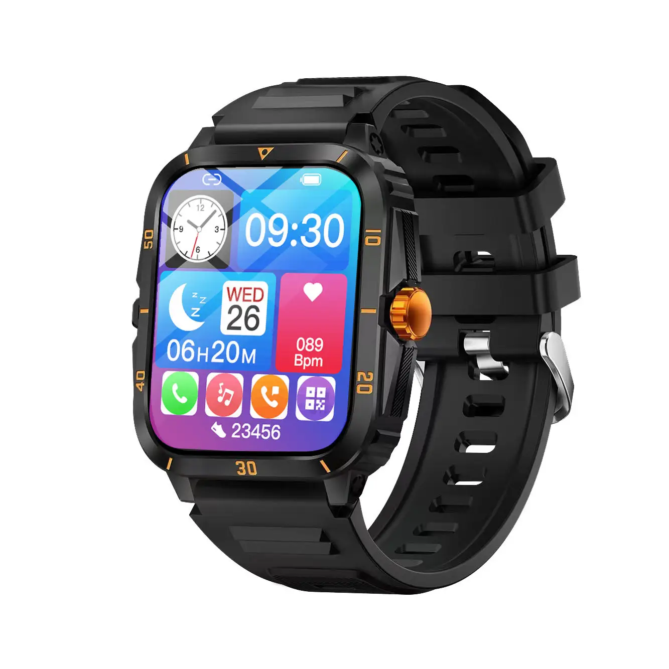 Pink Smart Watch with Wireless Call & Heart Rate Tracker - Image 14