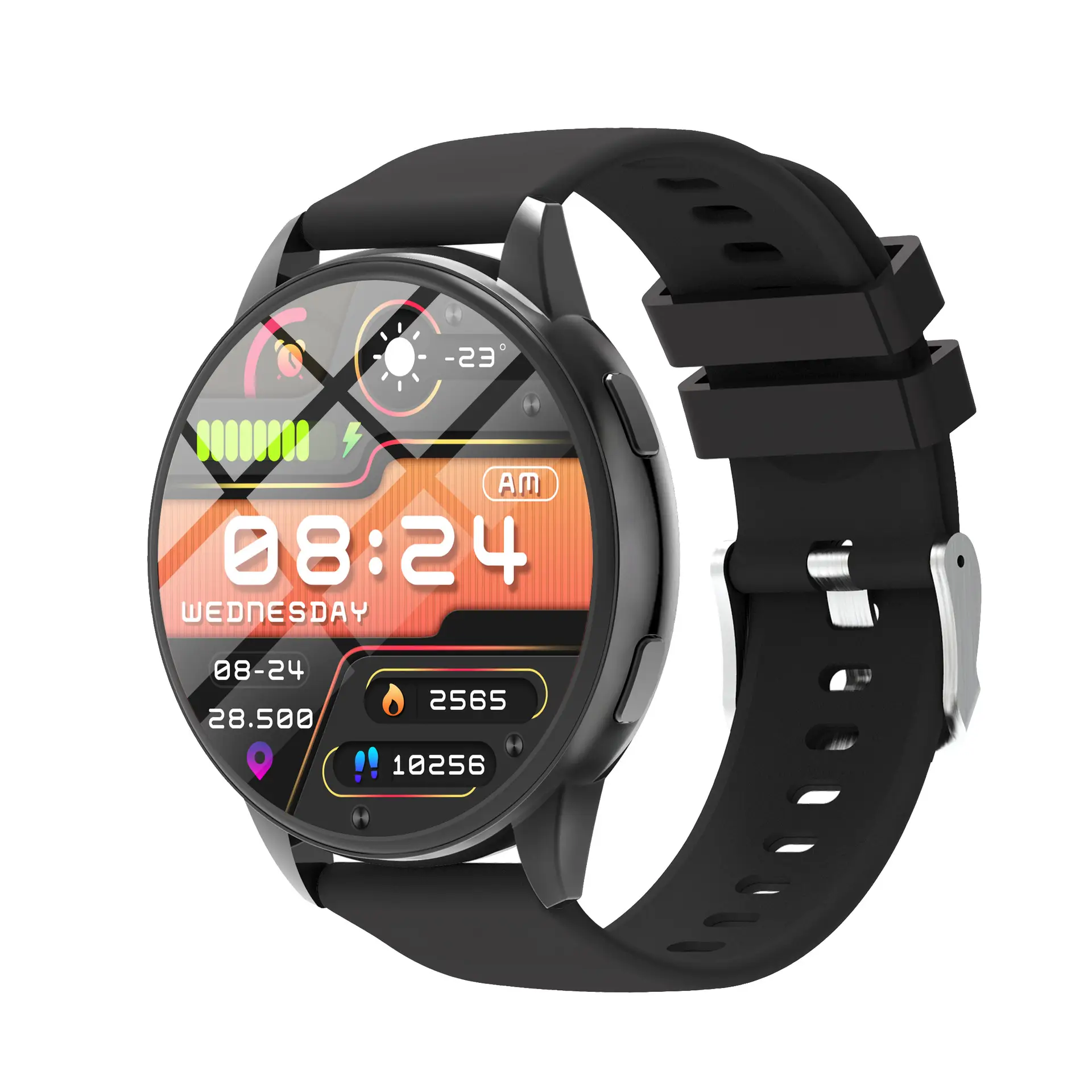 Pink Smart Watch with Wireless Call & Heart Rate Tracker - Image 25