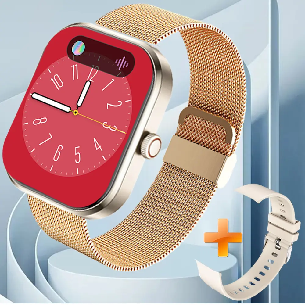 Pink Smart Watch with Wireless Call & Heart Rate Tracker - Image 40