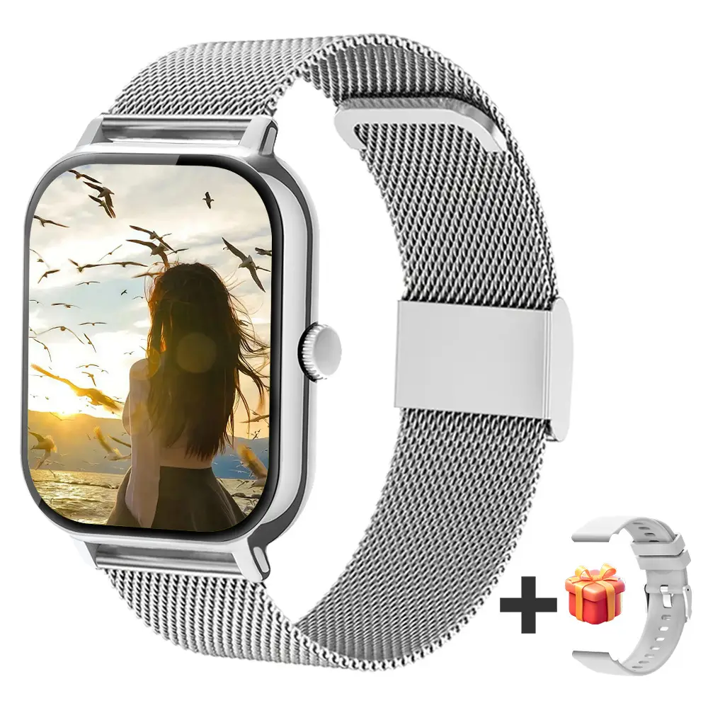 Pink Smart Watch with Wireless Call & Heart Rate Tracker - Image 46