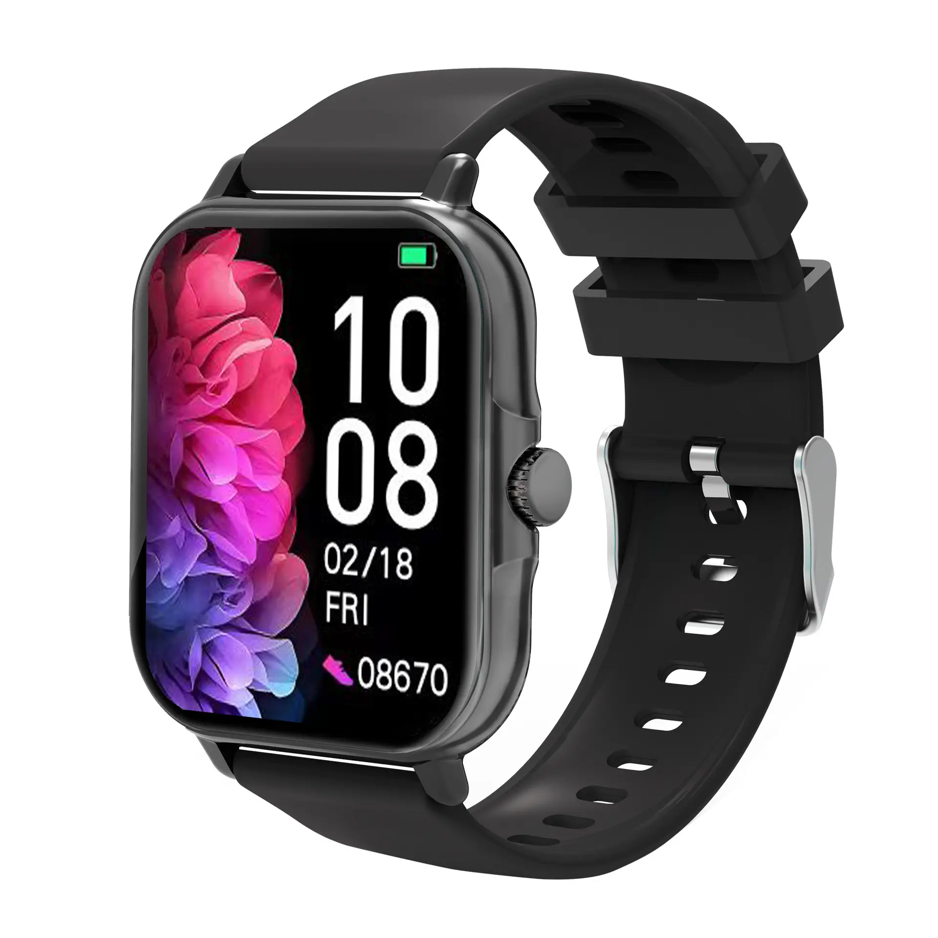 Pink Smart Watch with Wireless Call & Heart Rate Tracker - Image 47