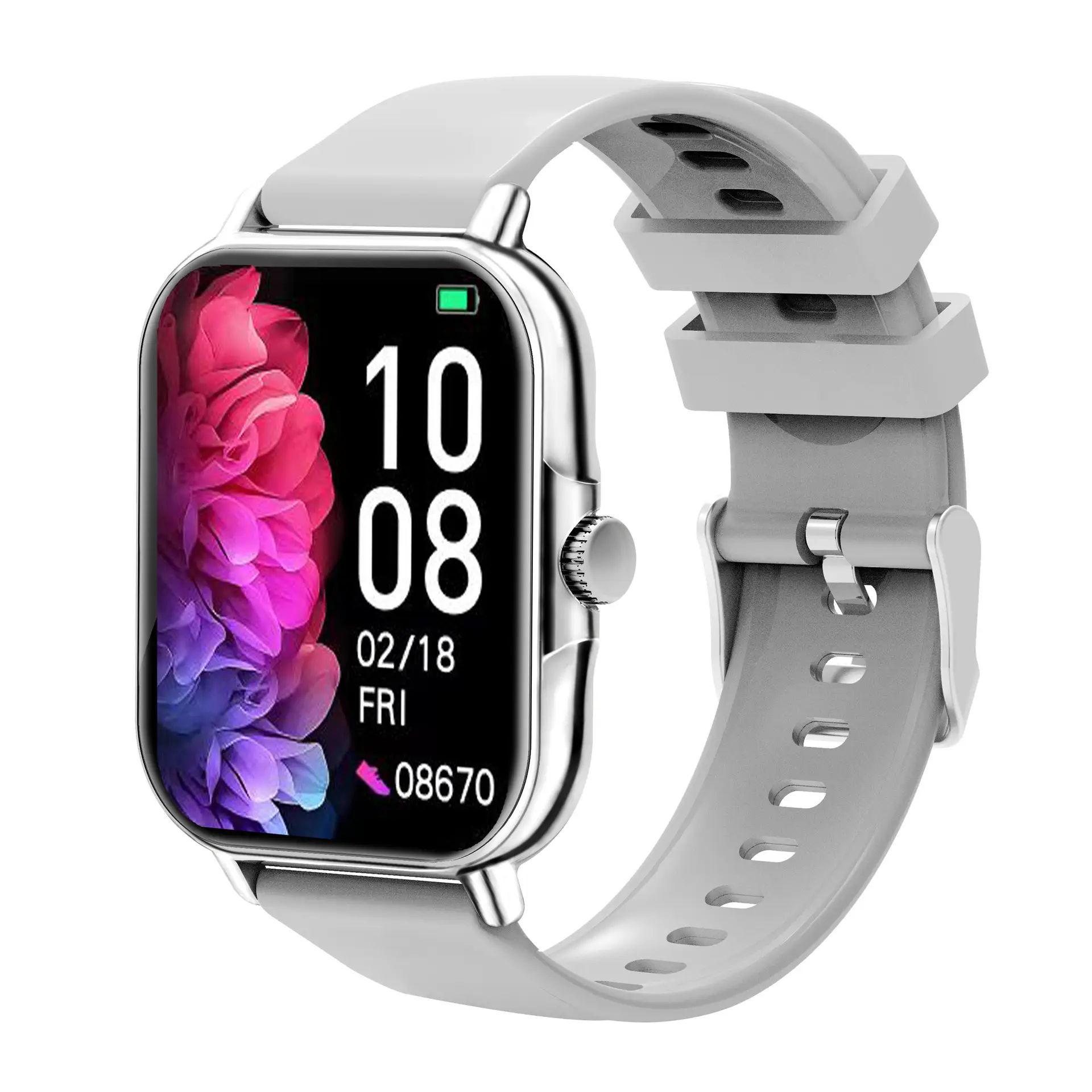 Pink Smart Watch with Wireless Call & Heart Rate Tracker - Image 48
