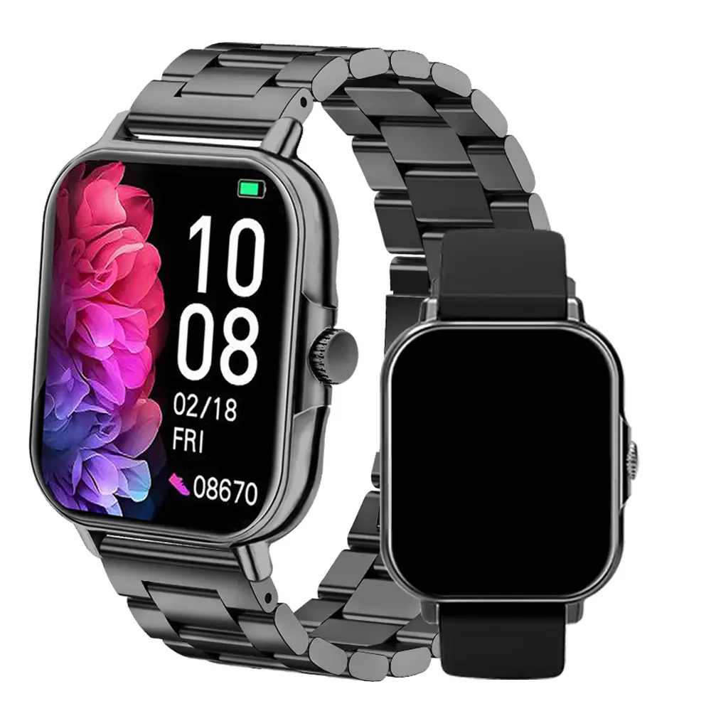 Pink Smart Watch with Wireless Call & Heart Rate Tracker - Image 51