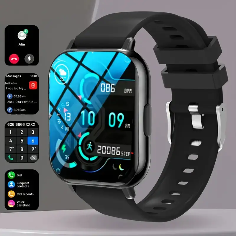 Pink Smart Watch with Wireless Call & Heart Rate Tracker - Image 55