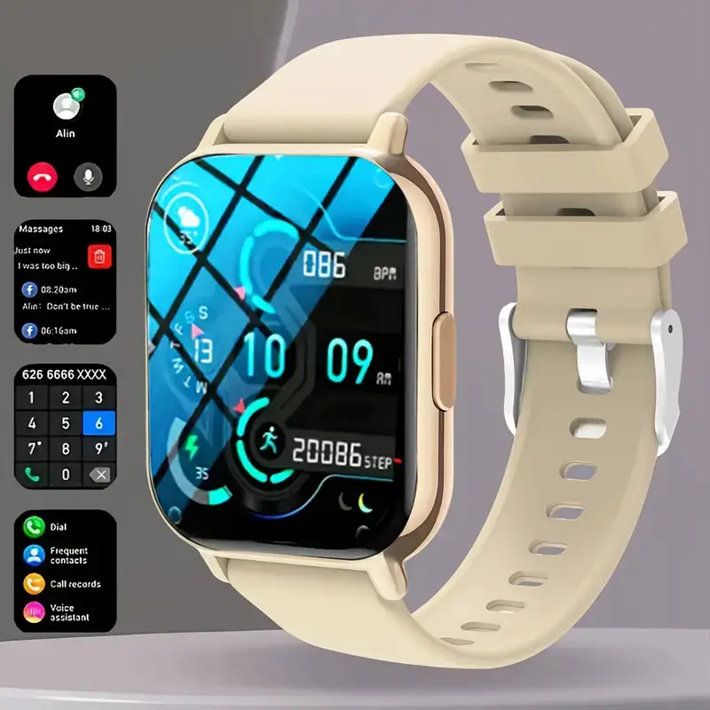 Pink Smart Watch with Wireless Call & Heart Rate Tracker - Image 57