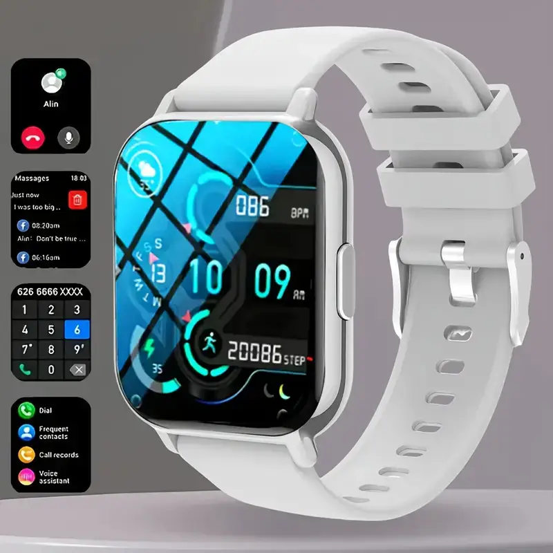 Pink Smart Watch with Wireless Call & Heart Rate Tracker - Image 58