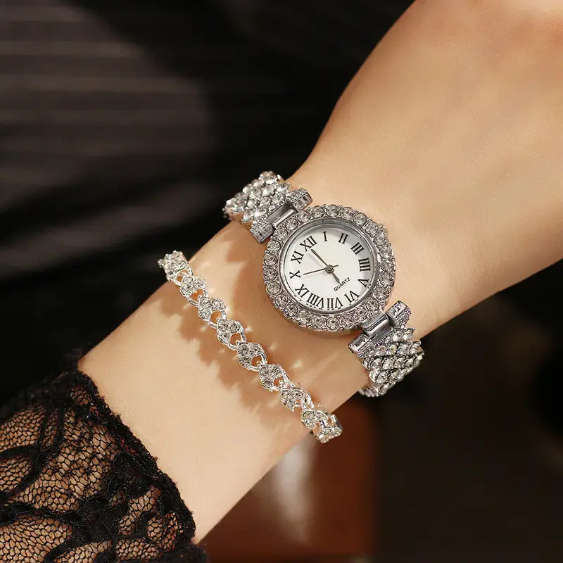 Women's Set Wholesale Watch, Simple Versatile Women's Watch with Diamonds, DIY Korean Style Fresh Women's Watch — feature 4