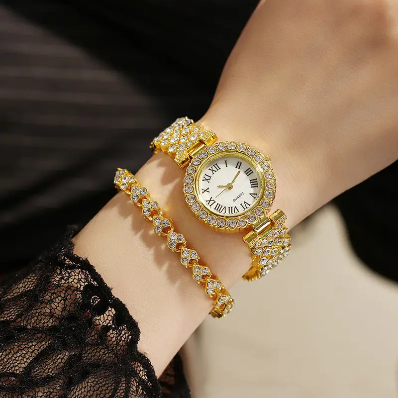 Women's Set Wholesale Watch, Simple Versatile Women's Watch with Diamonds, DIY Korean Style Fresh Women's Watch — feature 5