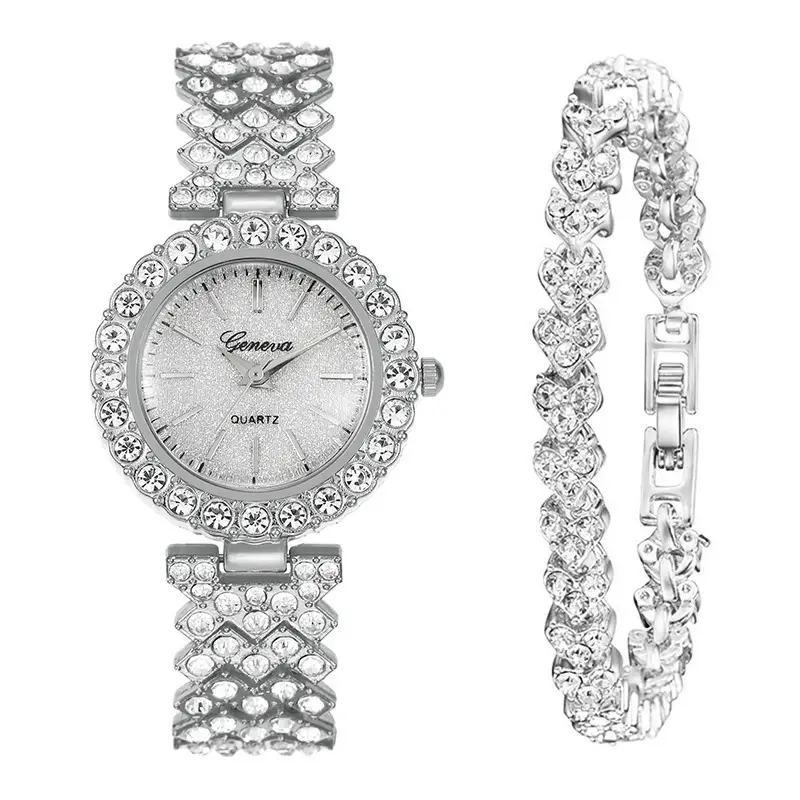 Women's Set Wholesale Watch, Simple Versatile Women's Watch with Diamonds, DIY Korean Style Fresh Women's Watch