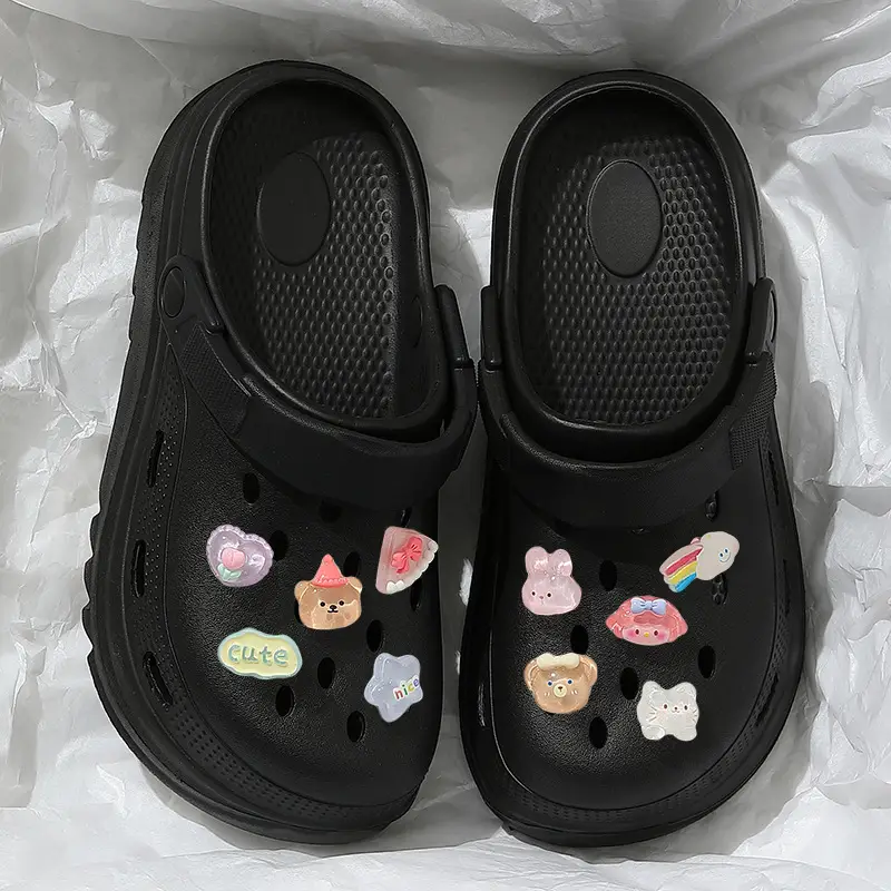 Summer Beach Shoes, Outer Wear, Toe-Toe Slippers, Women's Thick-Soled Home Sandals, Summer Outdoor Clogs, Women's Wholesale - Image 10