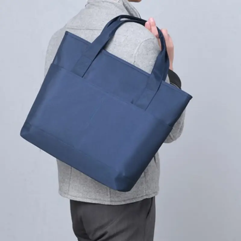 Nylon Briefcase Unisex Large Capacity Lightweight Handbag - Image 8