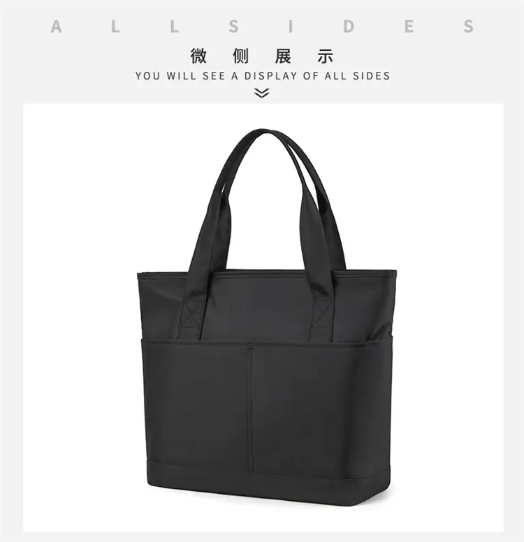 Nylon Briefcase Unisex Large Capacity Lightweight Handbag — feature 13