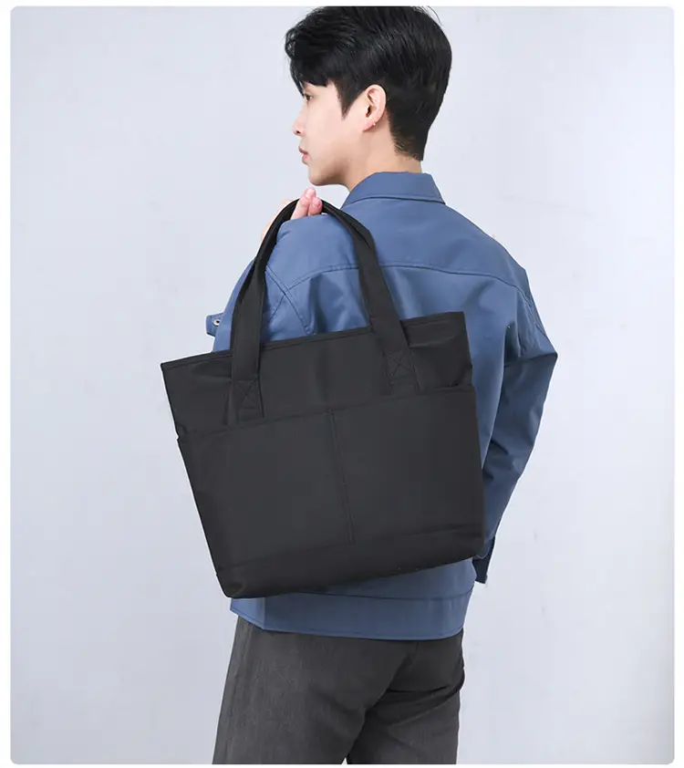 Nylon Briefcase Unisex Large Capacity Lightweight Handbag — feature 19