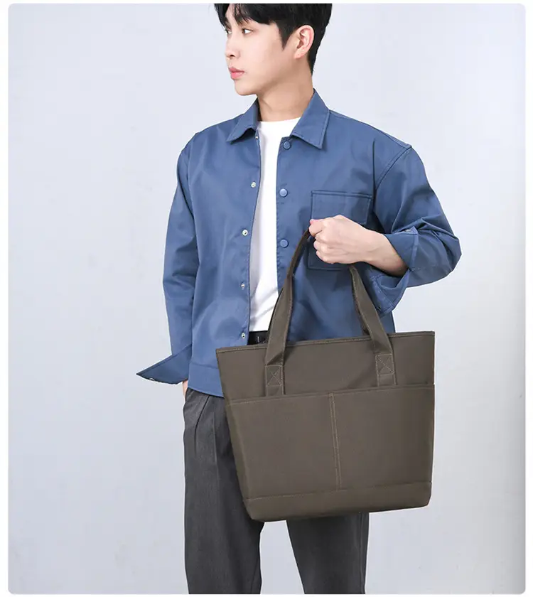 Nylon Briefcase Unisex Large Capacity Lightweight Handbag — feature 20