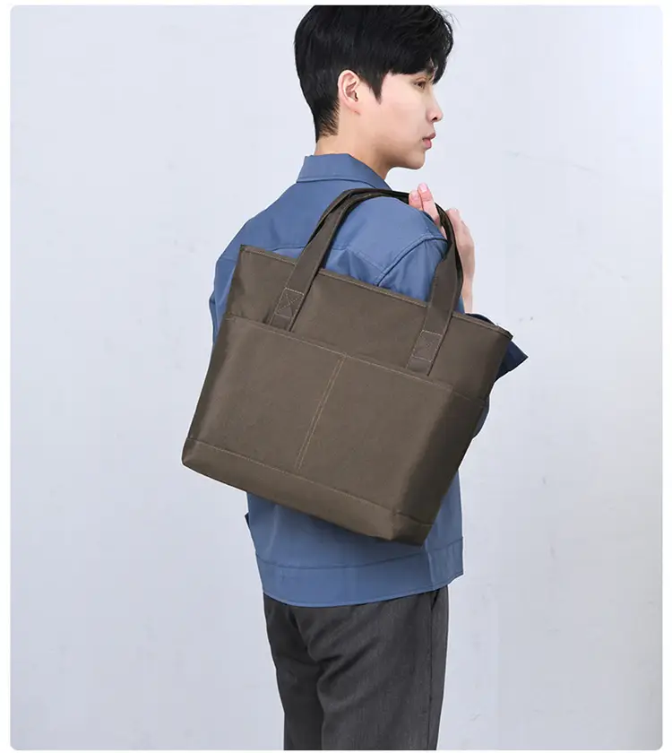 Nylon Briefcase Unisex Large Capacity Lightweight Handbag — feature 22